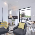 Kitchen in a terrace flat