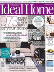 living room design magazine cover